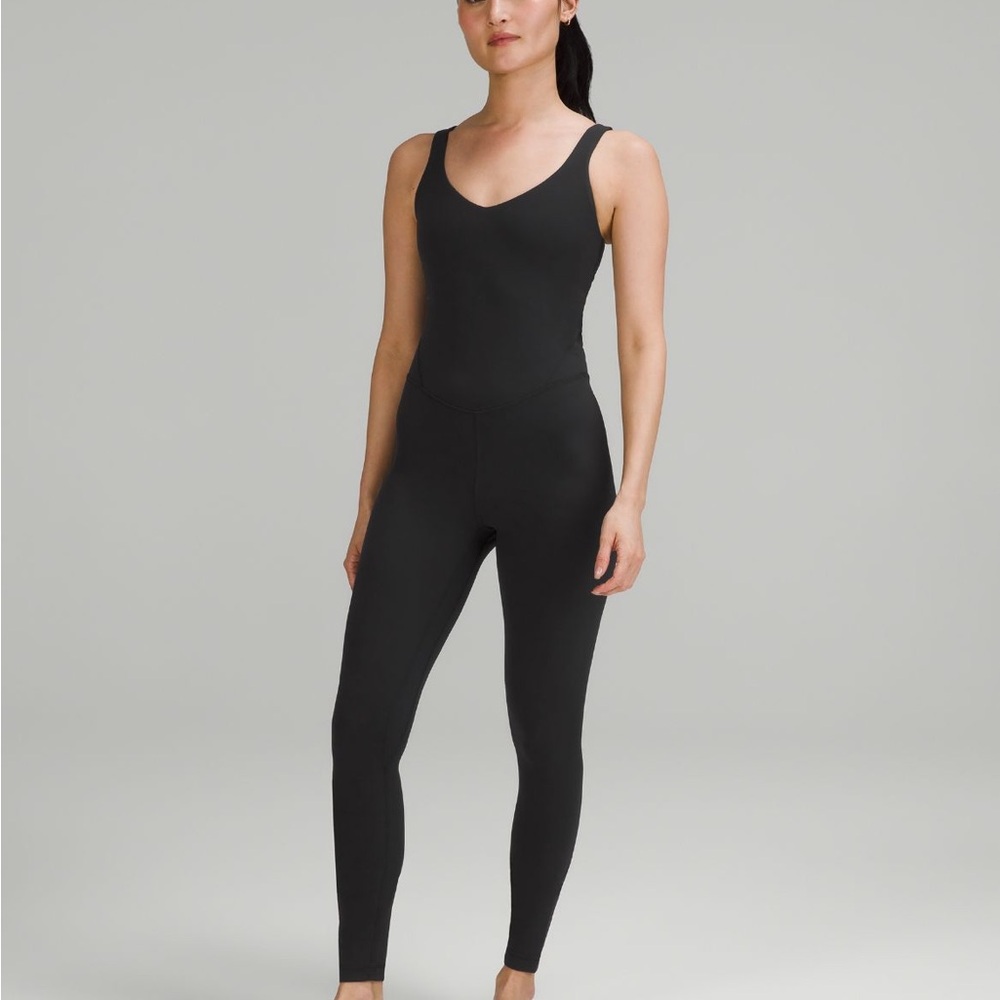 Lululemon Athletica Black Full-Length Bodysuit